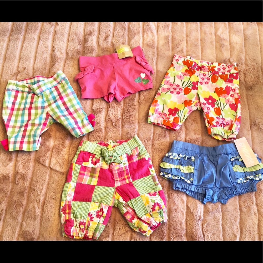 3-6M girls summer bottoms